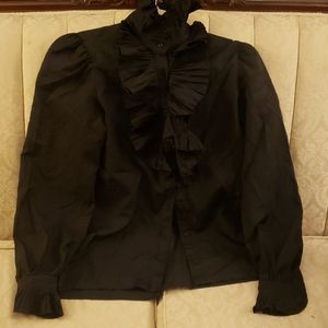 VINTAGE Ruffled Blouse